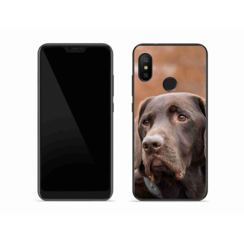 Gélový obal mmCase na mobil Xiaomi Mi A2 Lite - hnedý labrador