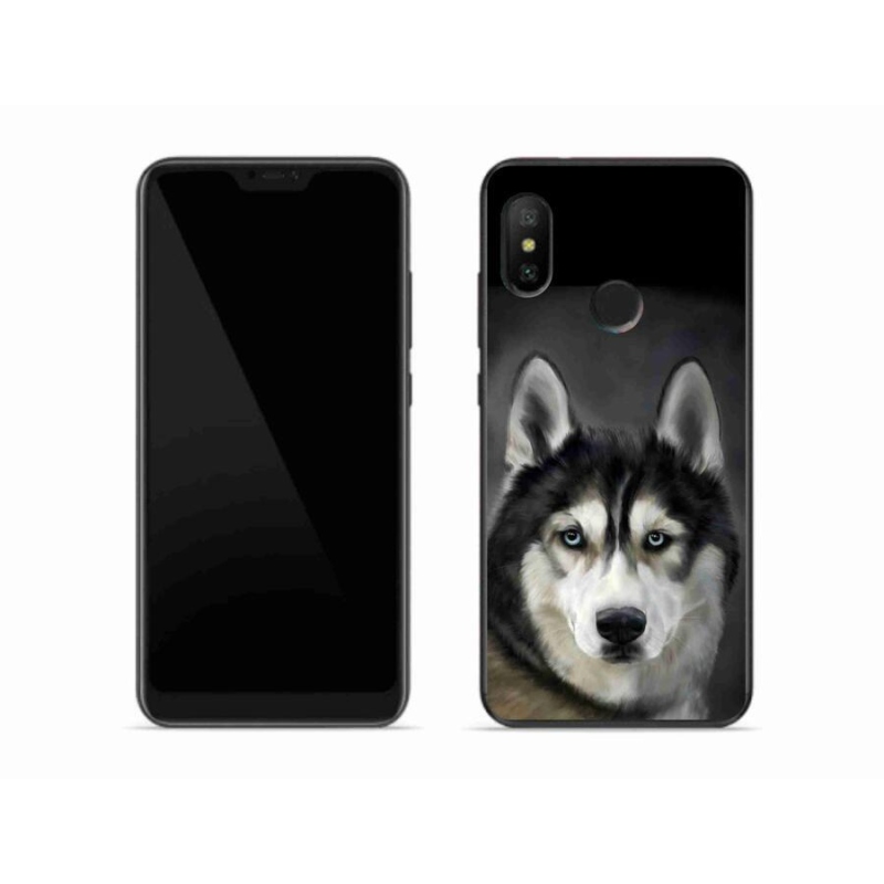 Gélový obal mmCase na mobil Xiaomi Mi A2 Lite - husky