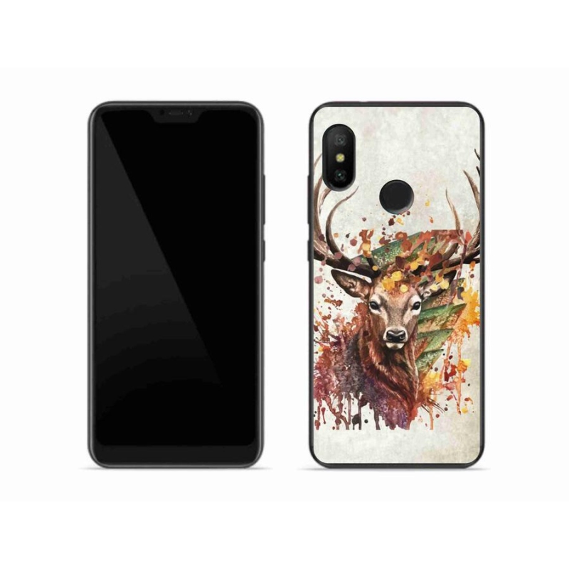 Gélový obal mmCase na mobil Xiaomi Mi A2 Lite - jeleň 1