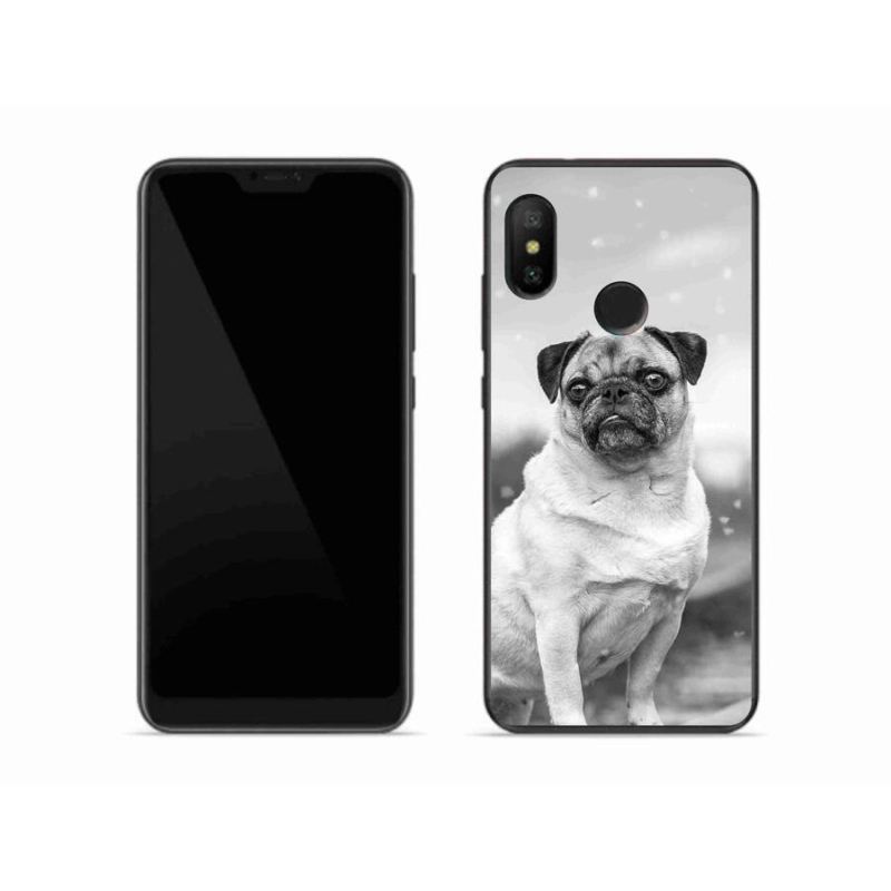 Gélový obal mmCase na mobil Xiaomi Mi A2 Lite - mops