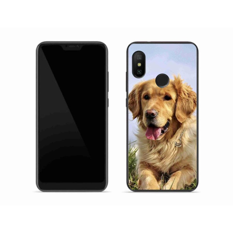 Gélový obal mmCase na mobil Xiaomi Mi A2 Lite - zlatý retriever