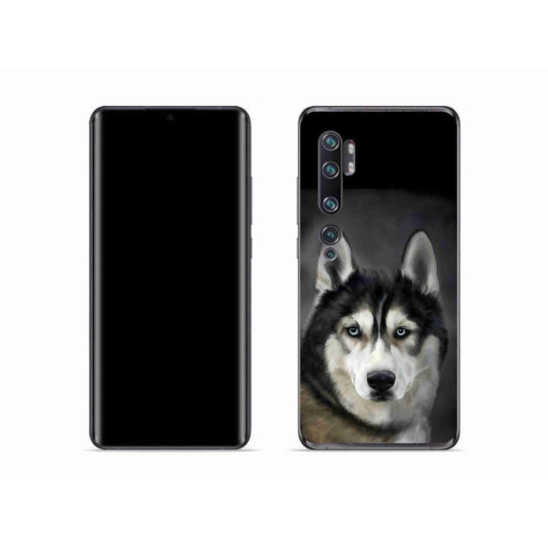 Gélový obal mmCase na mobil Xiaomi Mi Note 10 - husky