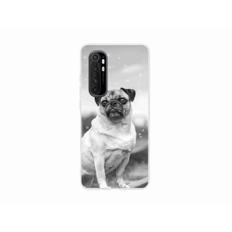Gélový obal mmCase na mobil Xiaomi Mi Note 10 Lite - mops
