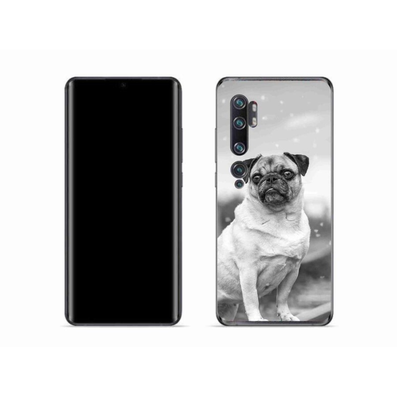 Gélový obal mmCase na mobil Xiaomi Mi Note 10 - mops