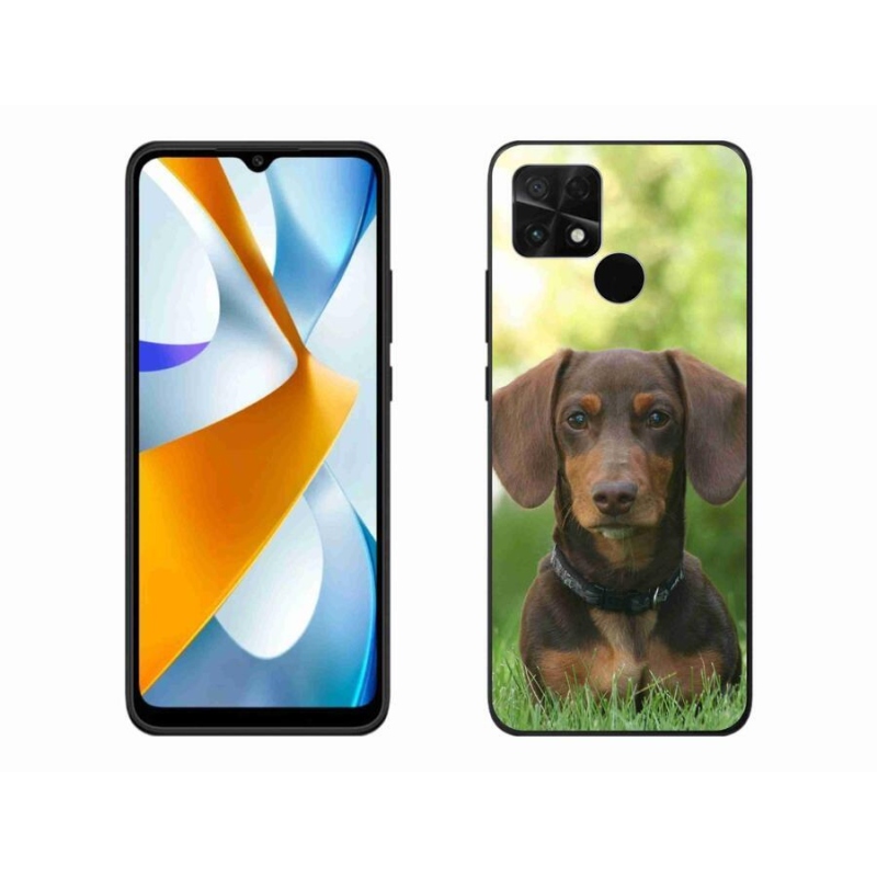 Gélový obal mmCase na mobil Xiaomi Poco C40 - hnedý jazvečík