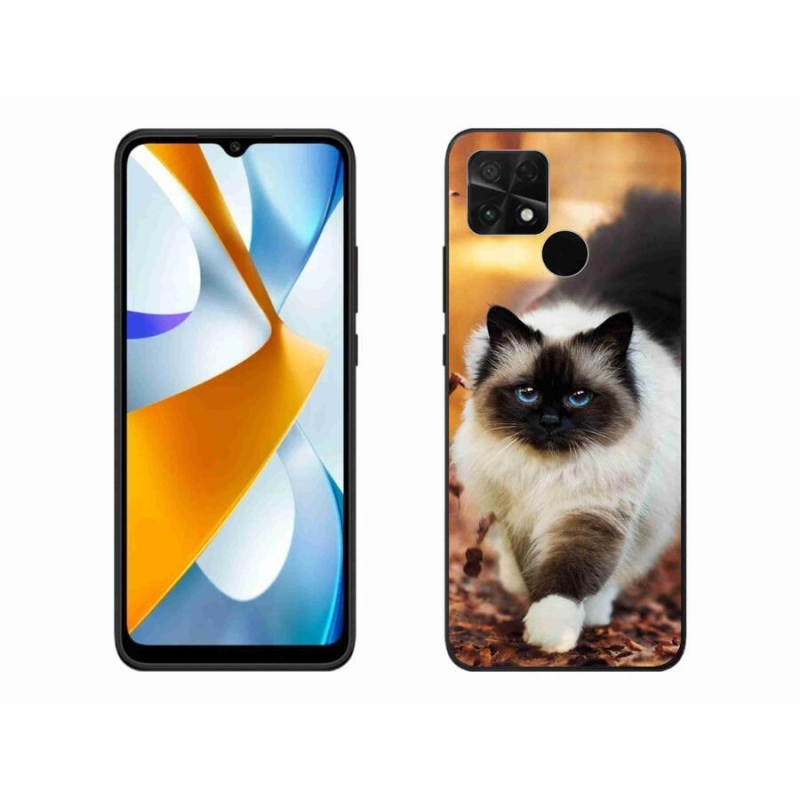 Gélový obal mmCase na mobil Xiaomi Poco C40 - mačka