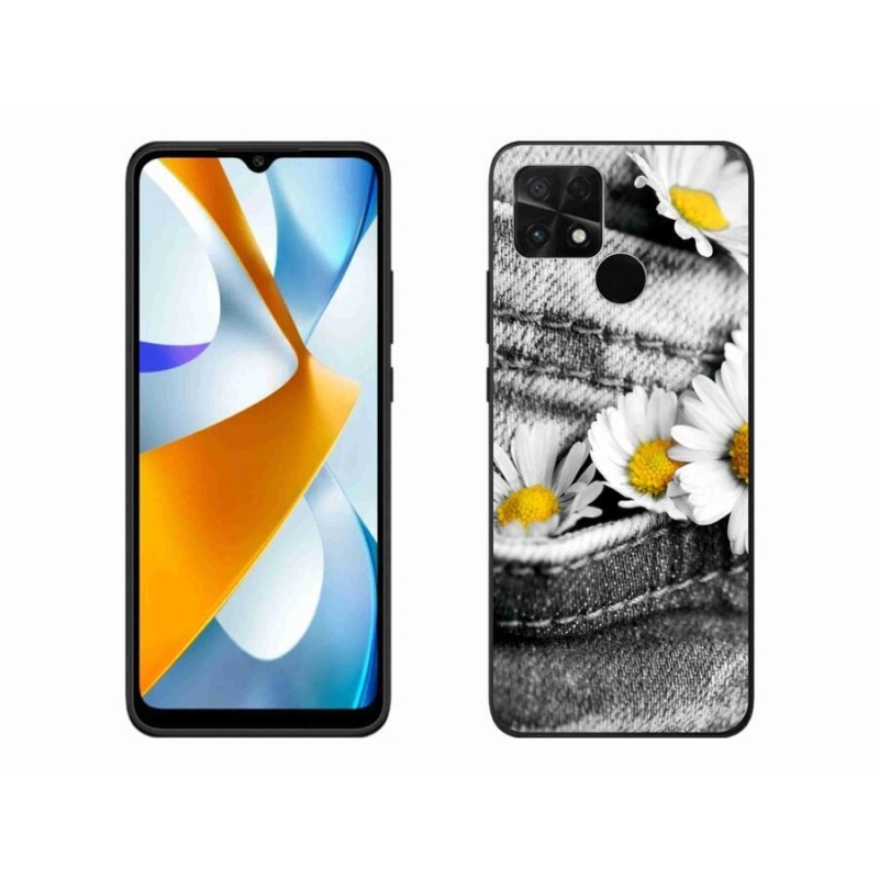 Gélový obal mmCase na mobil Xiaomi Poco C40 - margarétky