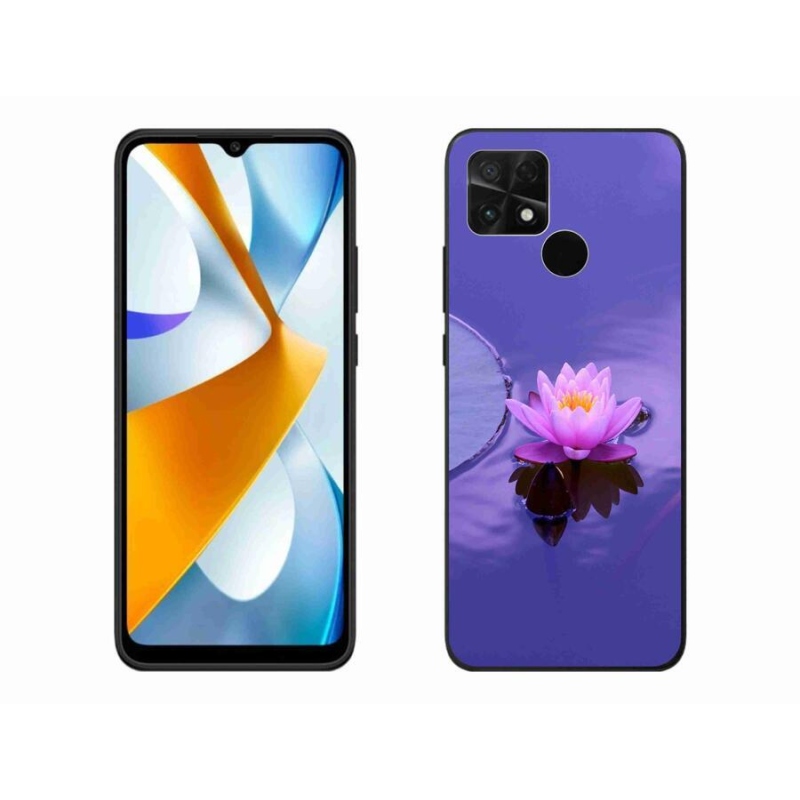 Gélový obal mmCase na mobil Xiaomi Poco C40 - kvet na hladine