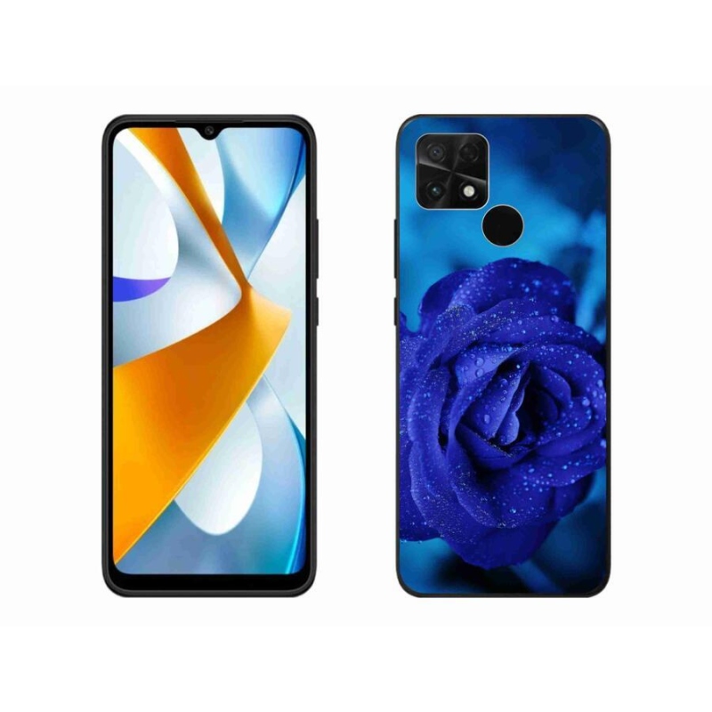 Gélový obal mmCase na mobil Xiaomi Poco C40 - modrá ruža