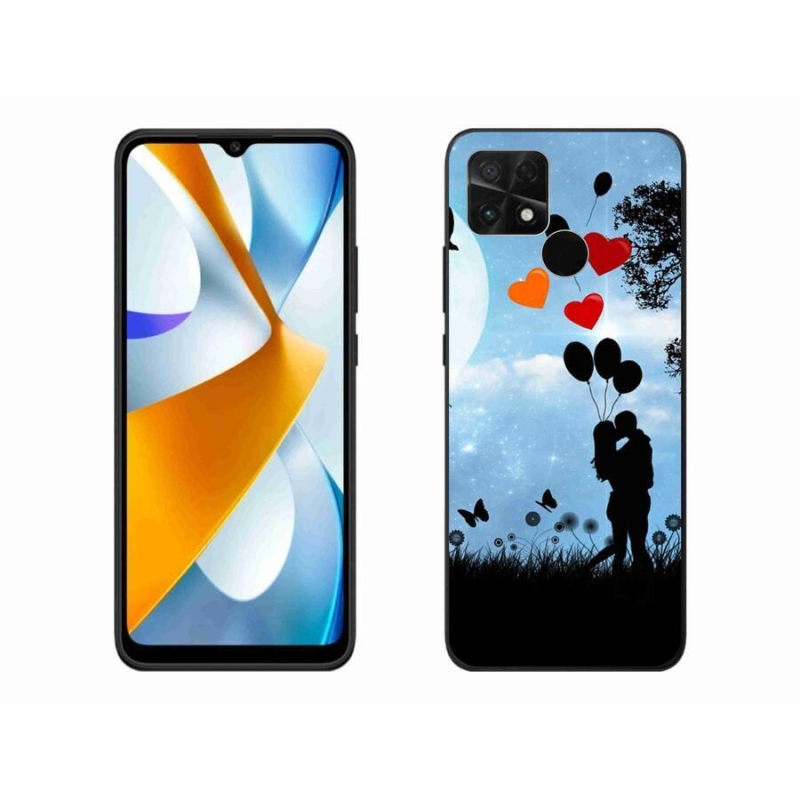 Gélový obal mmCase na mobil Xiaomi Poco C40 - zamilovaný pár