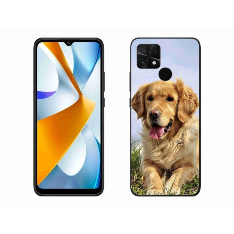 Gélový obal mmCase na mobil Xiaomi Poco C40 - zlatý retriever