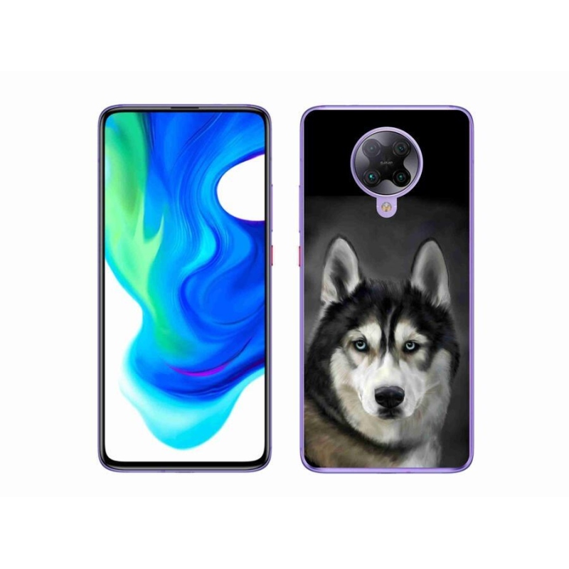 Gélový obal mmCase na mobil Xiaomi Poco F2 Pro - husky