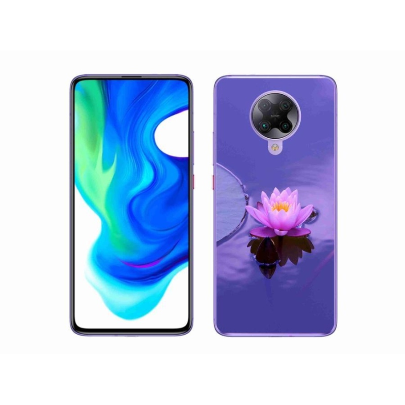 Gélový obal mmCase na mobil Xiaomi Poco F2 Pro - kvet na hladine