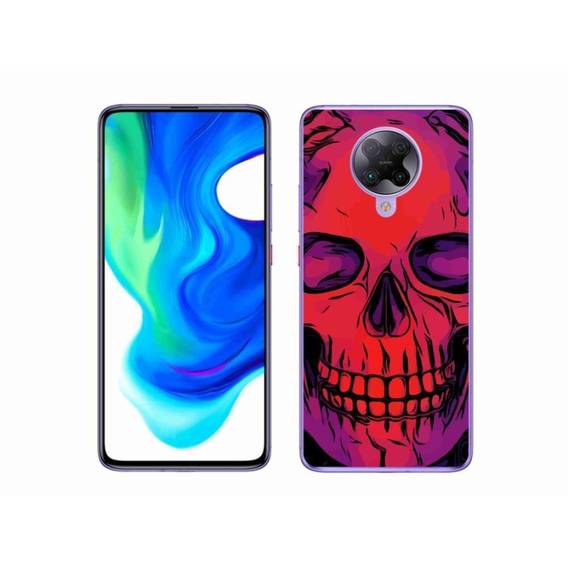 Gélový obal mmCase na mobil Xiaomi Poco F2 Pro - lebka