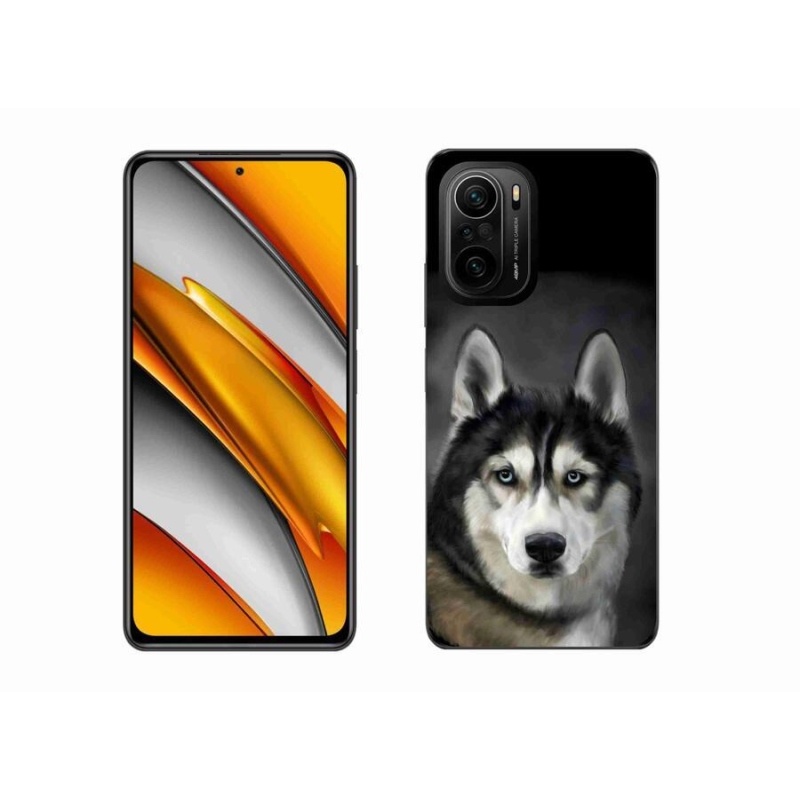 Gélový obal mmCase na mobil Xiaomi Poco F3 - husky