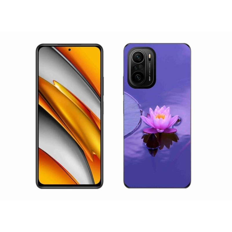 Gélový obal mmCase na mobil Xiaomi Poco F3 - kvet na hladine