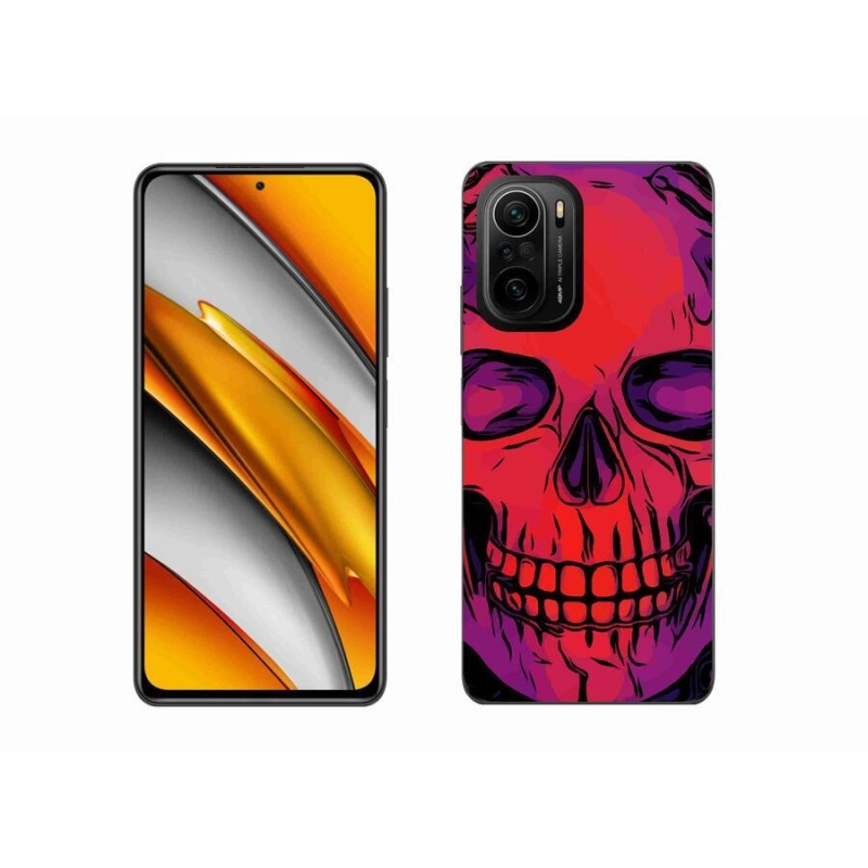 Gélový obal mmCase na mobil Xiaomi Poco F3 - lebka