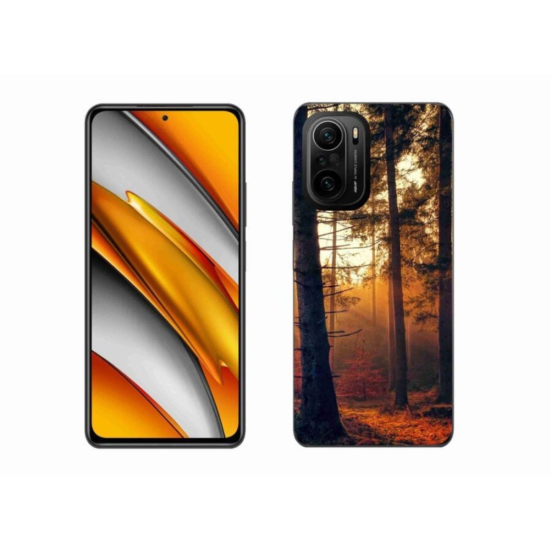 Gélový obal mmCase na mobil Xiaomi Poco F3 - les