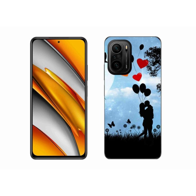 Gélový obal mmCase na mobil Xiaomi Poco F3 - zamilovaný pár