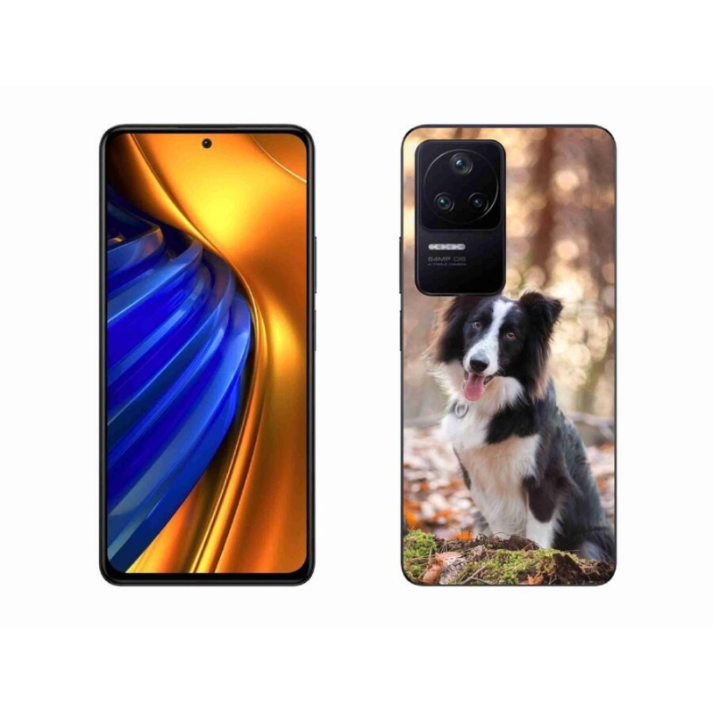 Gélový obal mmCase na mobil Xiaomi Poco F4 - border kólia 1