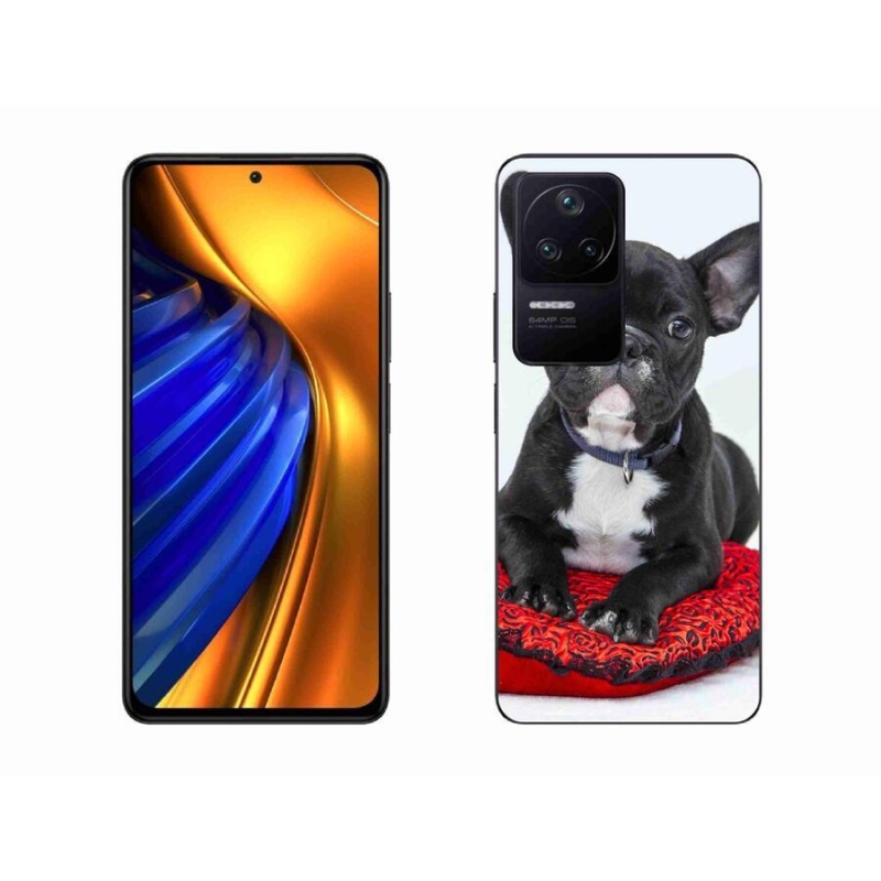 Gélový obal mmCase na mobil Xiaomi Poco F4 - buldog