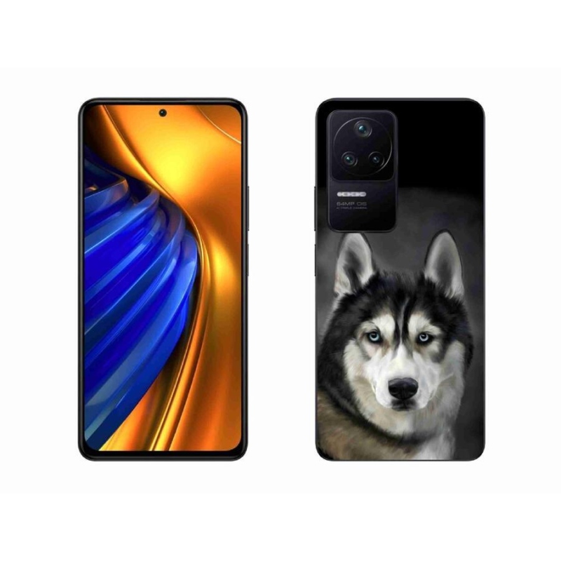 Gélový obal mmCase na mobil Xiaomi Poco F4 - husky