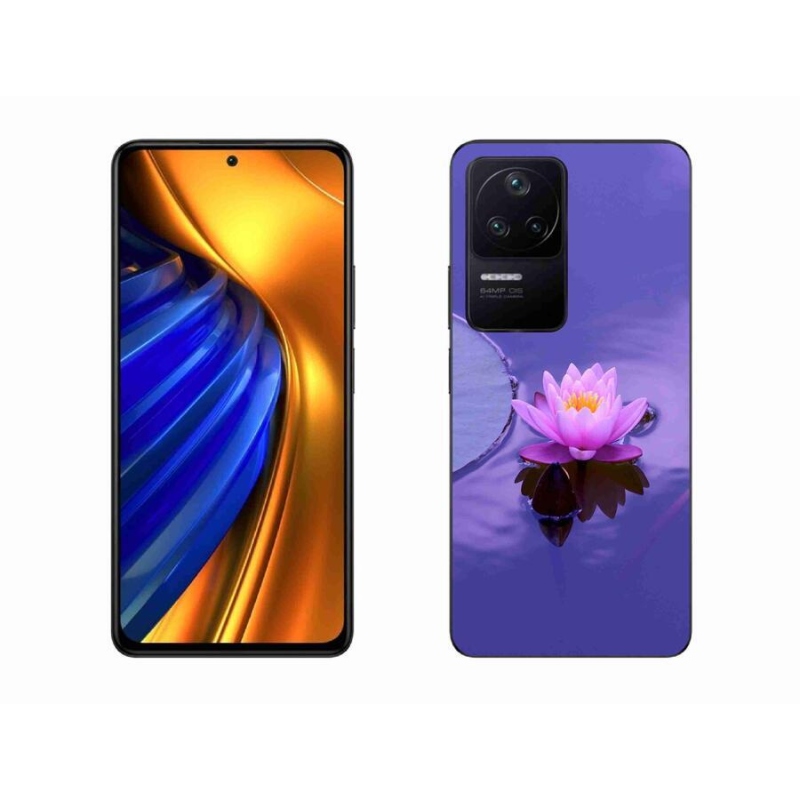 Gélový obal mmCase na mobil Xiaomi Poco F4 - kvet na hladine