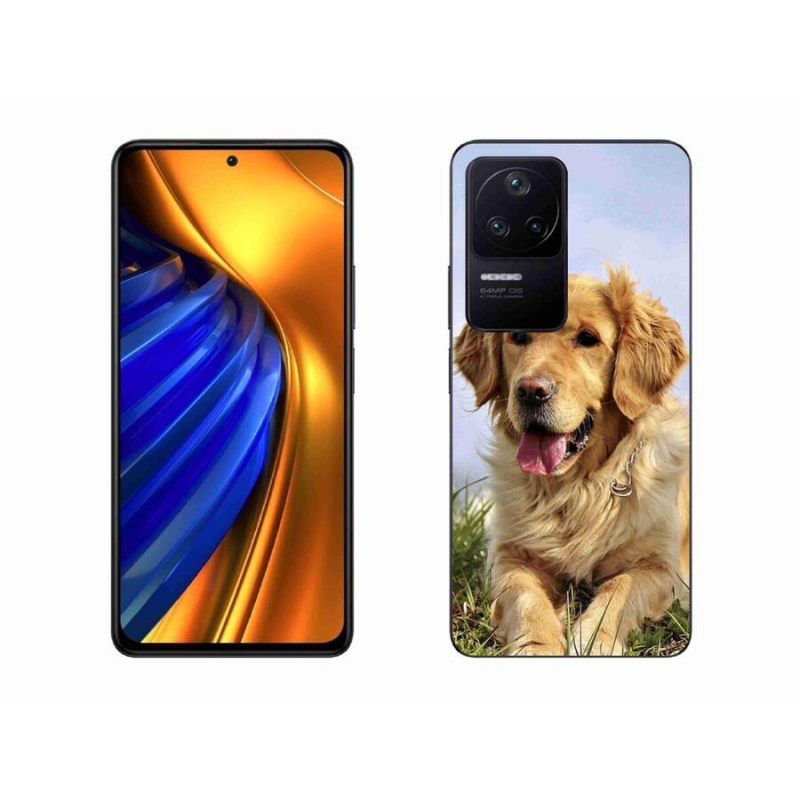 Gélový obal mmCase na mobil Xiaomi Poco F4 - zlatý retriever