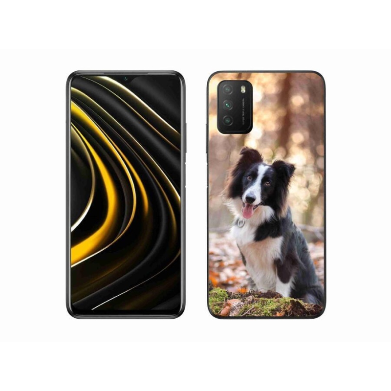 Gélový obal mmCase na mobil Xiaomi Poco M3 - border kólie 1