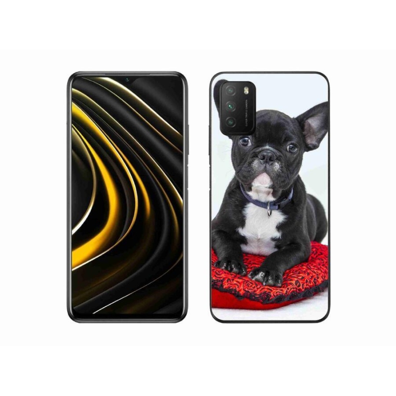 Gélový obal mmCase na mobil Xiaomi Poco M3 - buldog