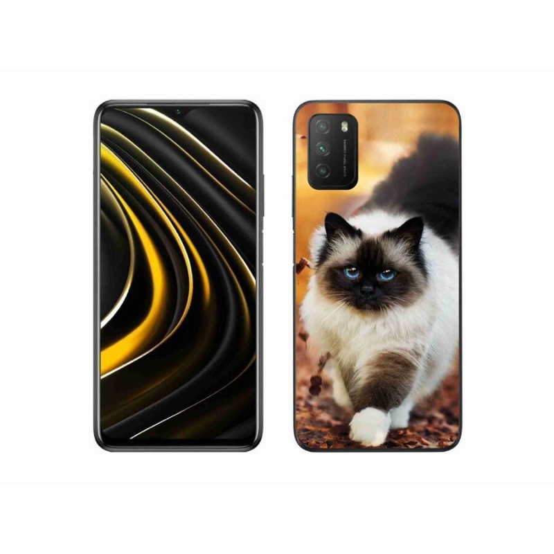 Gélový obal mmCase na mobil Xiaomi Poco M3 - mačka 1