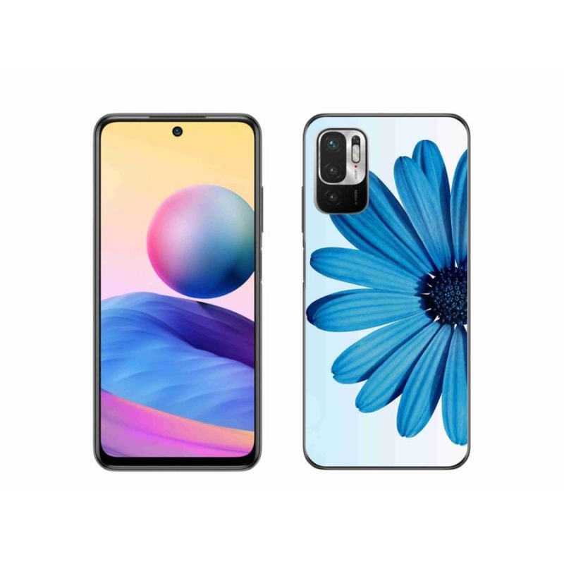 Gélový obal mmCase na mobil Xiaomi Poco M3 Pro / 5G - modrá margaréta