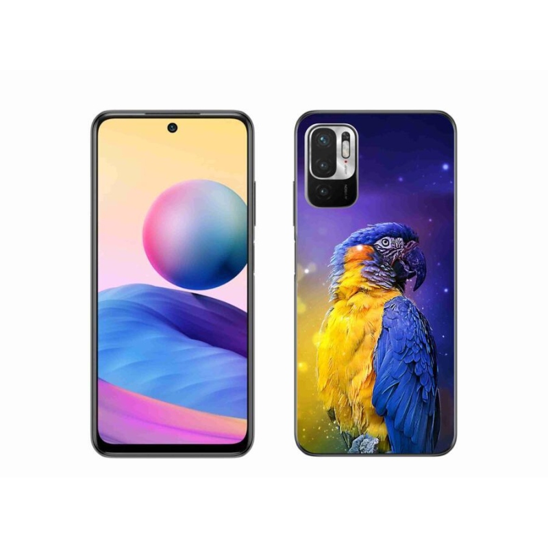 Gélový obal mmCase na mobil Xiaomi Poco M3 Pro / 5G - papagáj ara 1