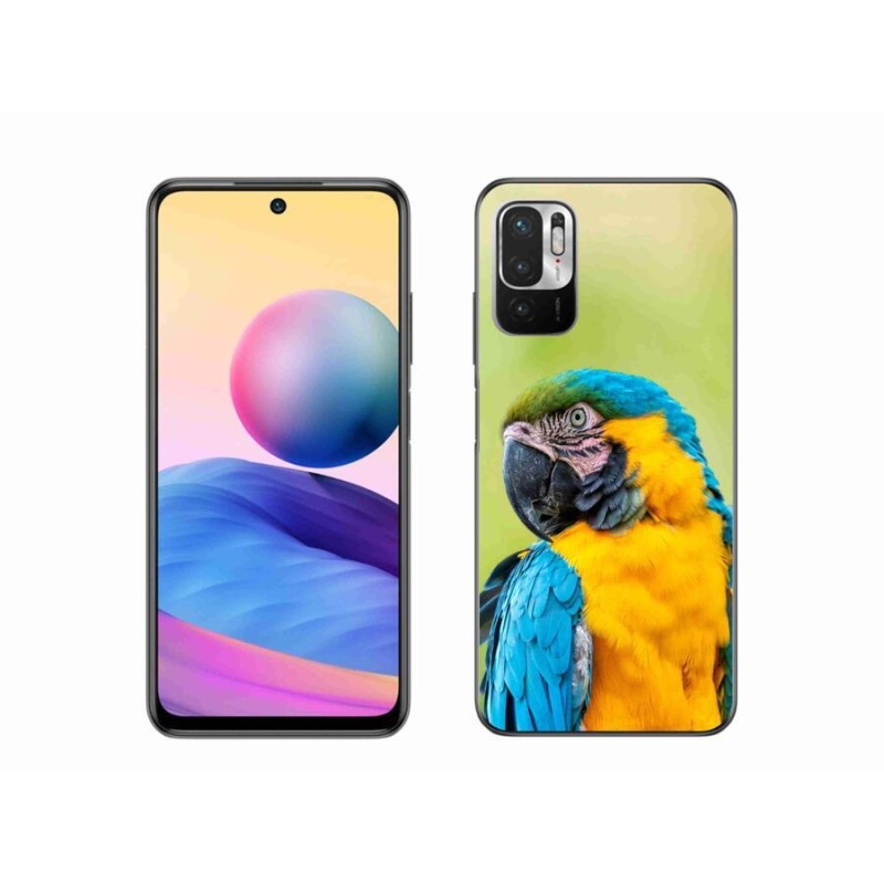 Gélový obal mmCase na mobil Xiaomi Poco M3 Pro / 5G - papagáj ara 2