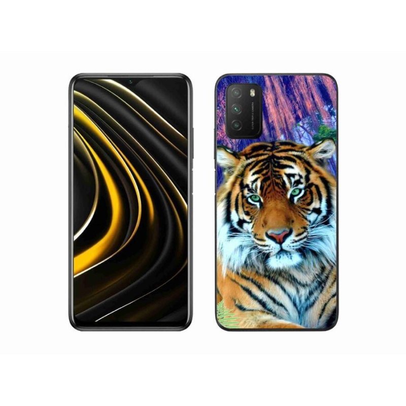 Gélový obal mmCase na mobil Xiaomi Poco M3 - tiger