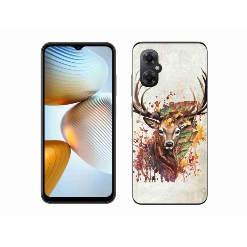 Gélový obal mmCase na mobil Xiaomi Poco M4 5G - jeleň 1