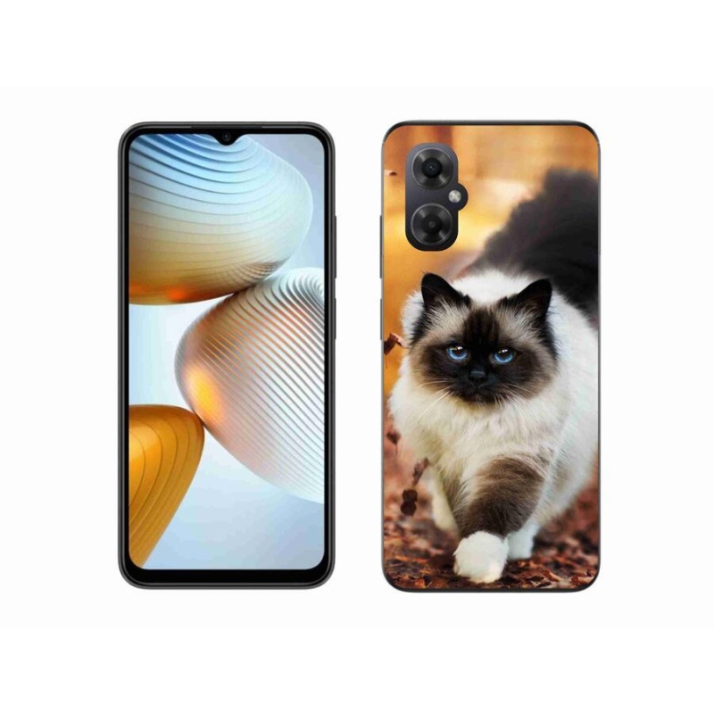 Gélový obal mmCase na mobil Xiaomi Poco M4 5G - mačka