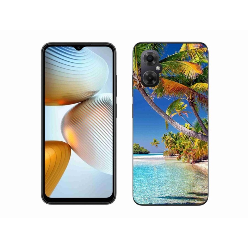 Gélový obal mmCase na mobil Xiaomi Poco M4 5G - morská pláž