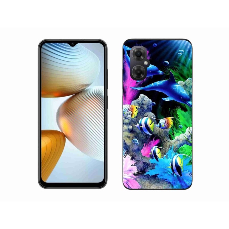 Gélový obal mmCase na mobil Xiaomi Poco M4 5G - morský svet