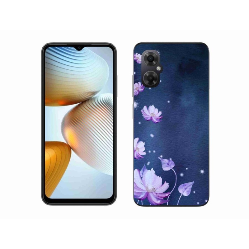 Gélový obal mmCase na mobil Xiaomi Poco M4 5G - padajúce kvety