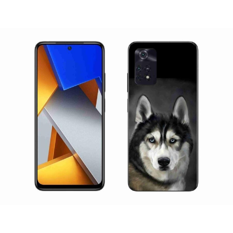 Gélový obal mmCase na mobil Xiaomi Poco M4 Pro 4G - husky