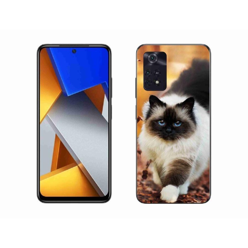 Gélový obal mmCase na mobil Xiaomi Poco M4 Pro 4G - mačka