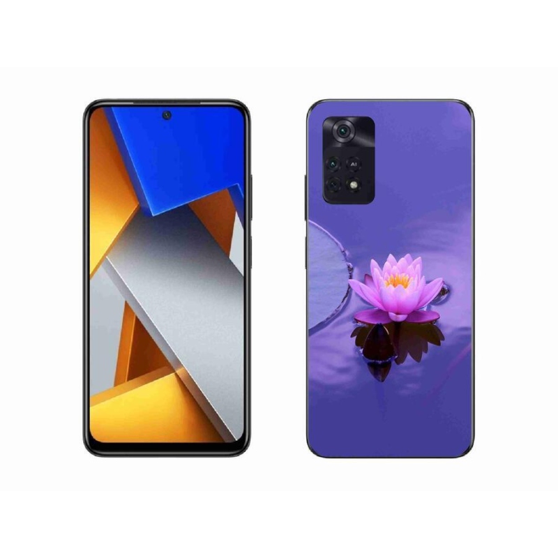 Gélový obal mmCase na mobil Xiaomi Poco M4 Pro 4G - kvet na hladine