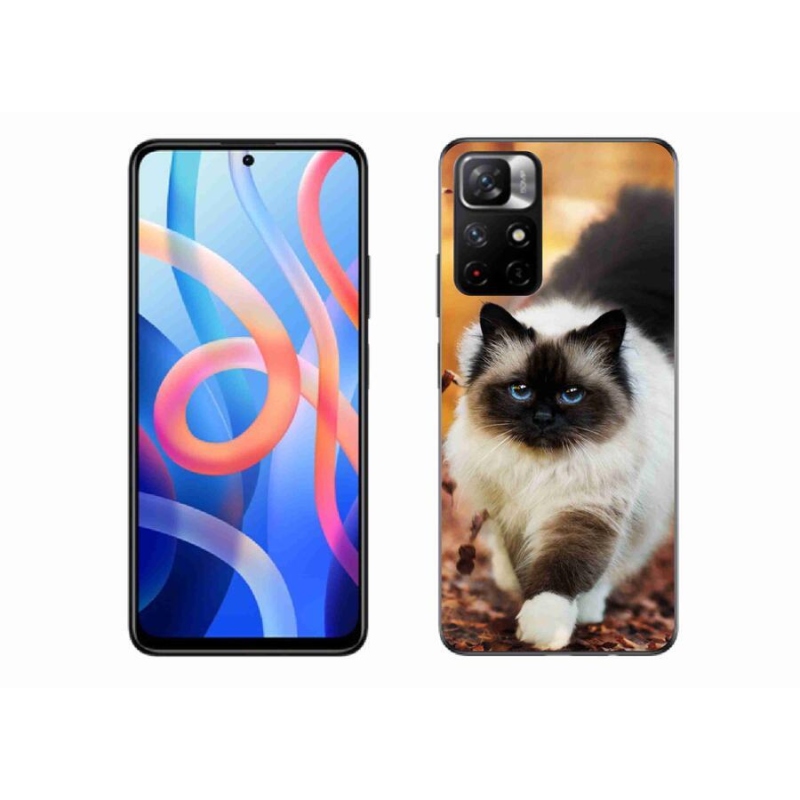 Gélový obal mmCase na mobil Xiaomi Poco M4 Pro 5G - mačka