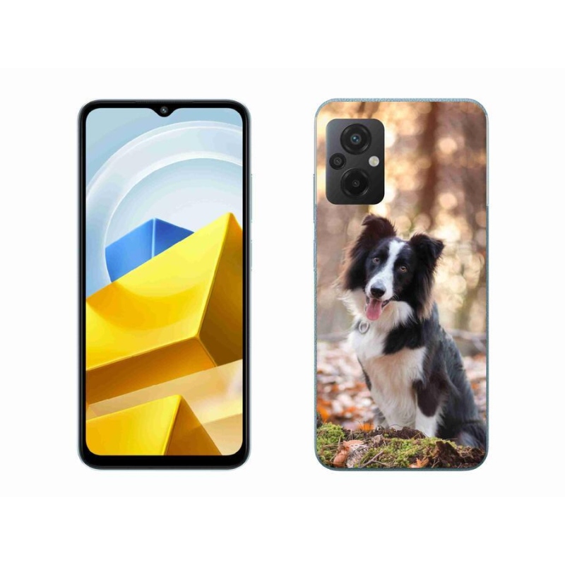 Gélový obal mmCase na mobil Xiaomi Poco M5 4G - border kólia 1