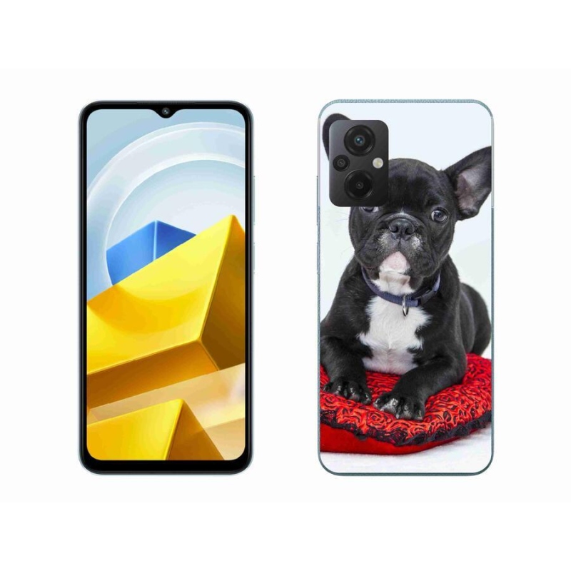 Gélový obal mmCase na mobil Xiaomi Poco M5 4G - buldog