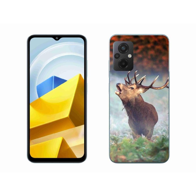 Gélový obal mmCase na mobil Xiaomi Poco M5 4G - jeleň 2