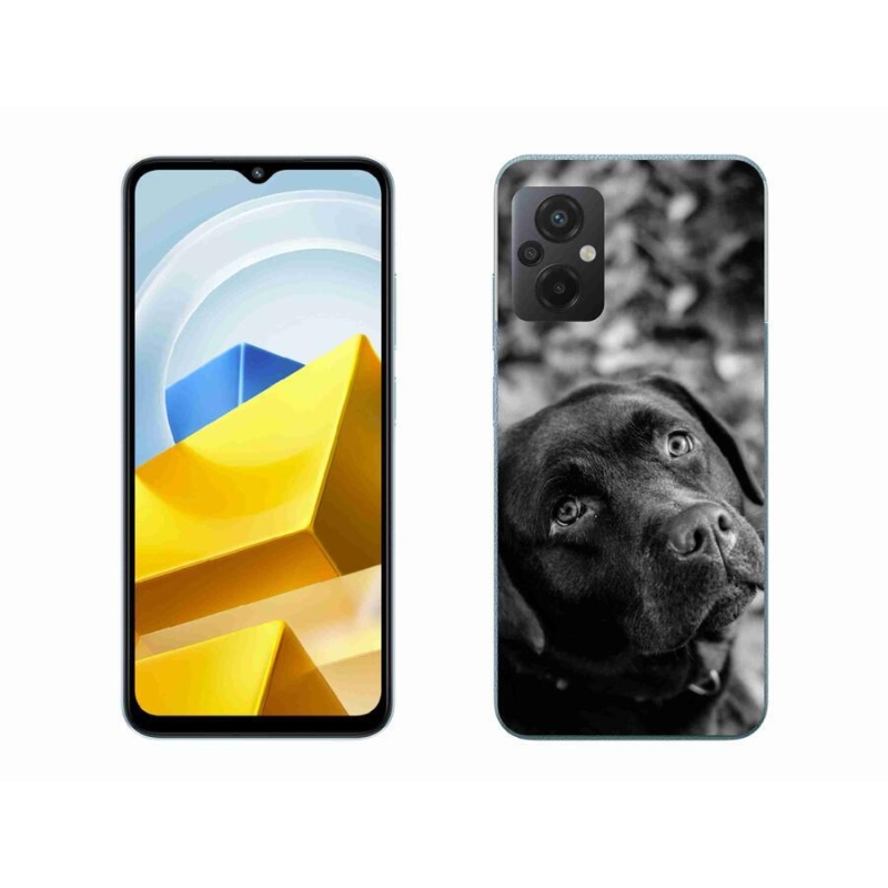 Gélový obal mmCase na mobil Xiaomi Poco M5 4G - labrador