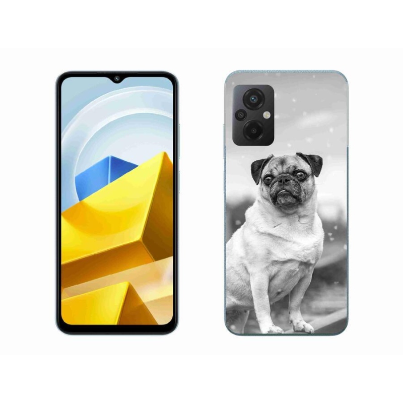 Gélový obal mmCase na mobil Xiaomi Poco M5 4G - mops