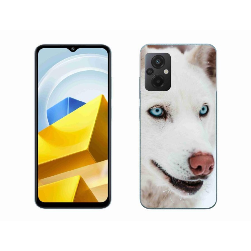 Gélový obal mmCase na mobil Xiaomi Poco M5 4G - psí pohľad